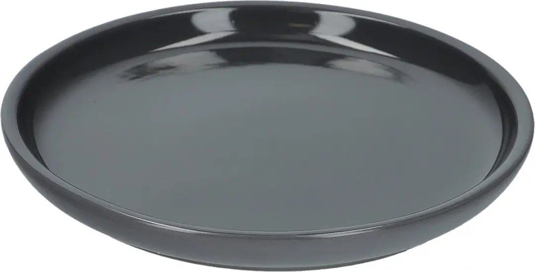 Ontbijtbord, Keramiek, Zwart, 20 cm