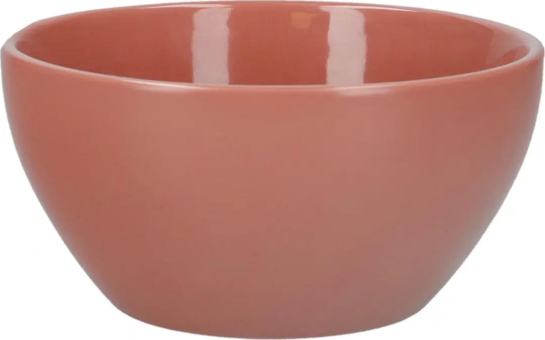 Kom, Keramiek, Oud Roze, 15 cm