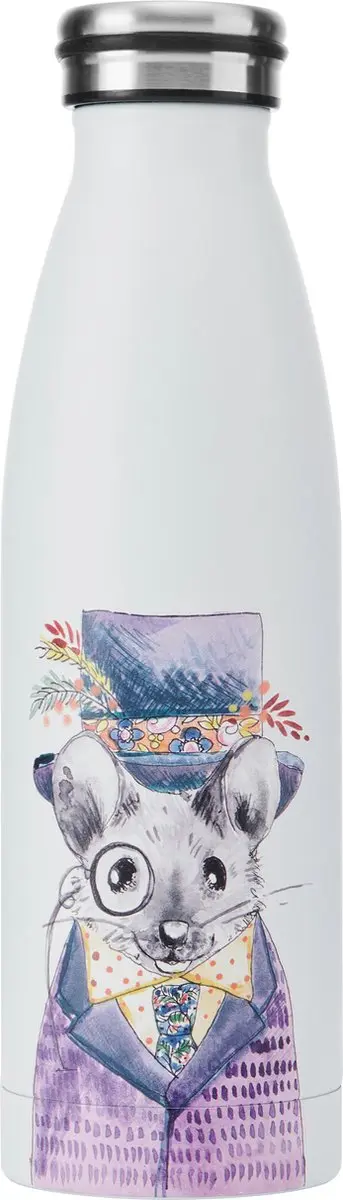 Thermosfles, 0.5 L, Dubbelwandig, Muis