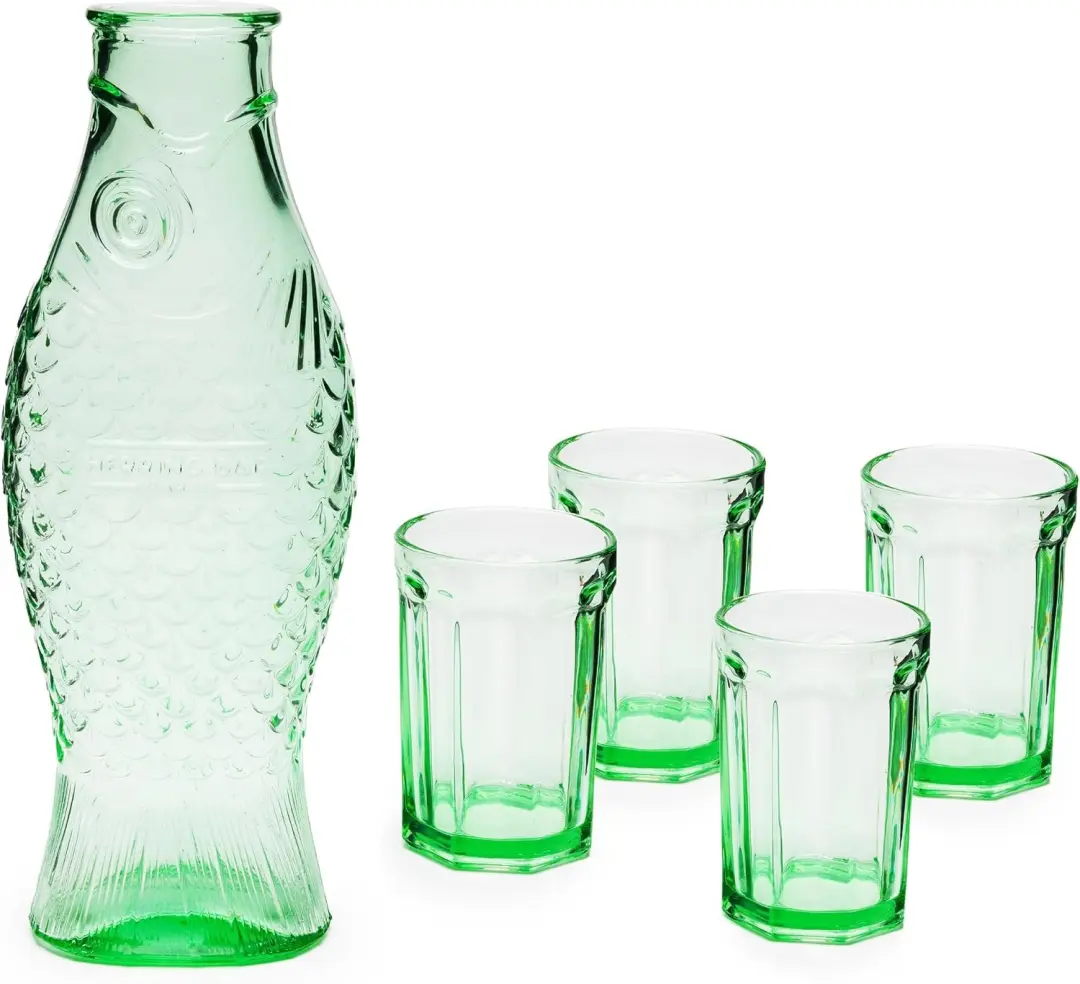 Serax Fish & Fish Karaffen- & Glas Set Groen
