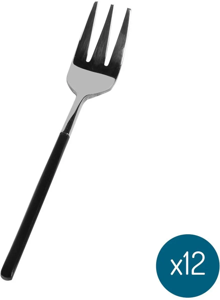 Bama Dessertvork Nara Silver