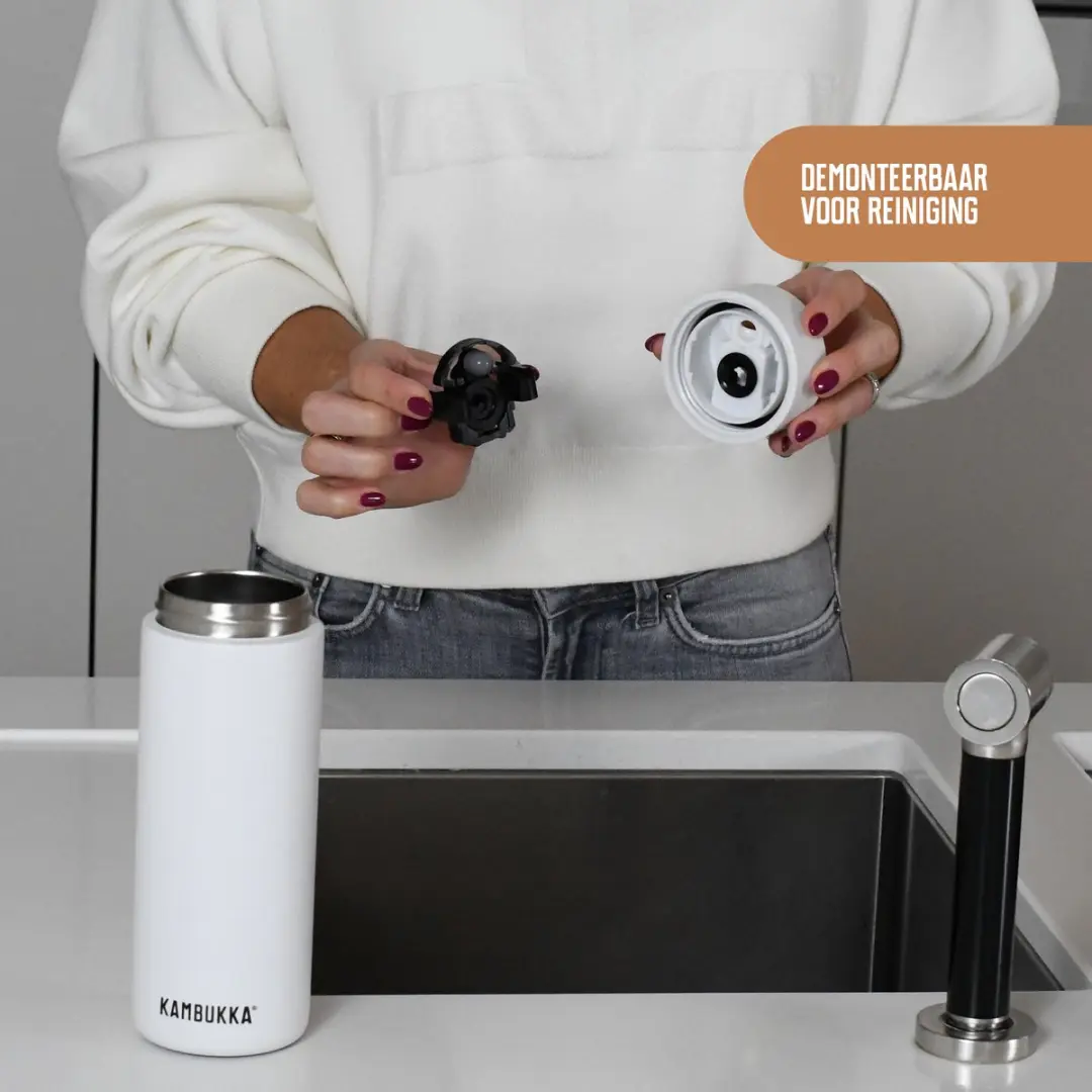 Kambukka Olympus Thermosfles 500ml Wit - afbeelding 2 van 6