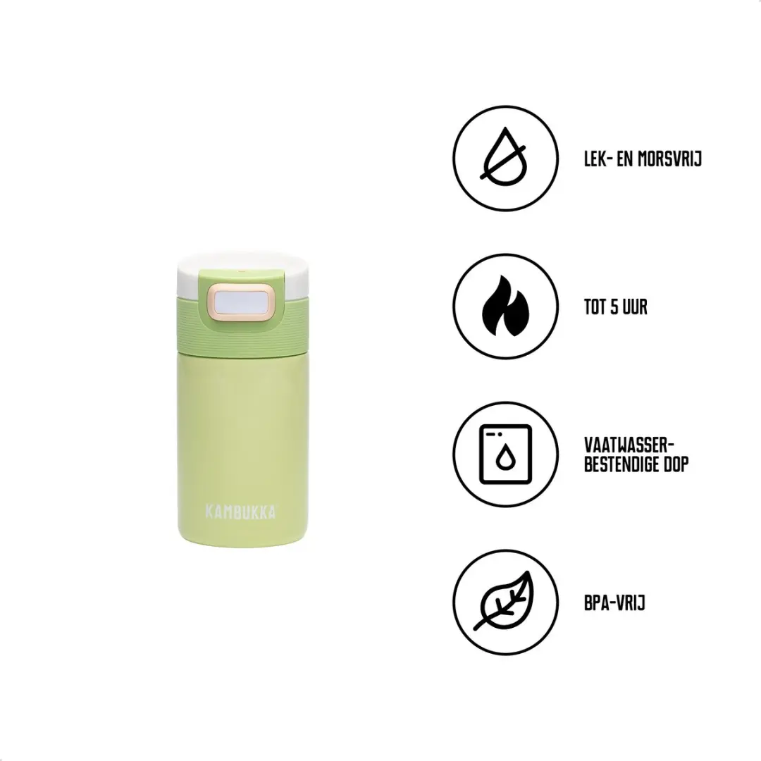 Kambukka Etna Thermosbeker 300ml - Perfect Pistachio - afbeelding 2 van 5