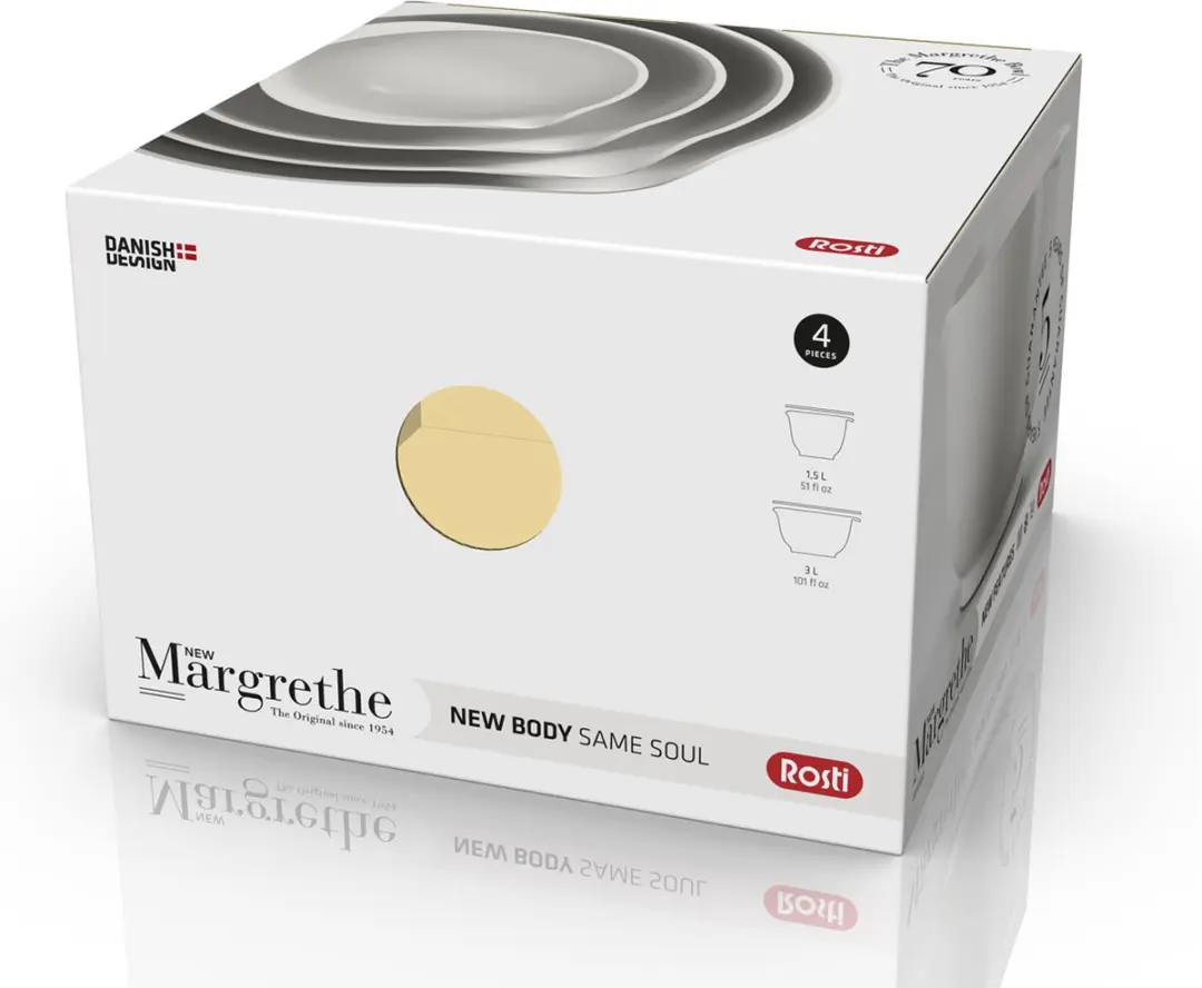 Rosti Margrethe Beslagkomset 4-delig 1,5L/3L Wit - afbeelding 5 van 5