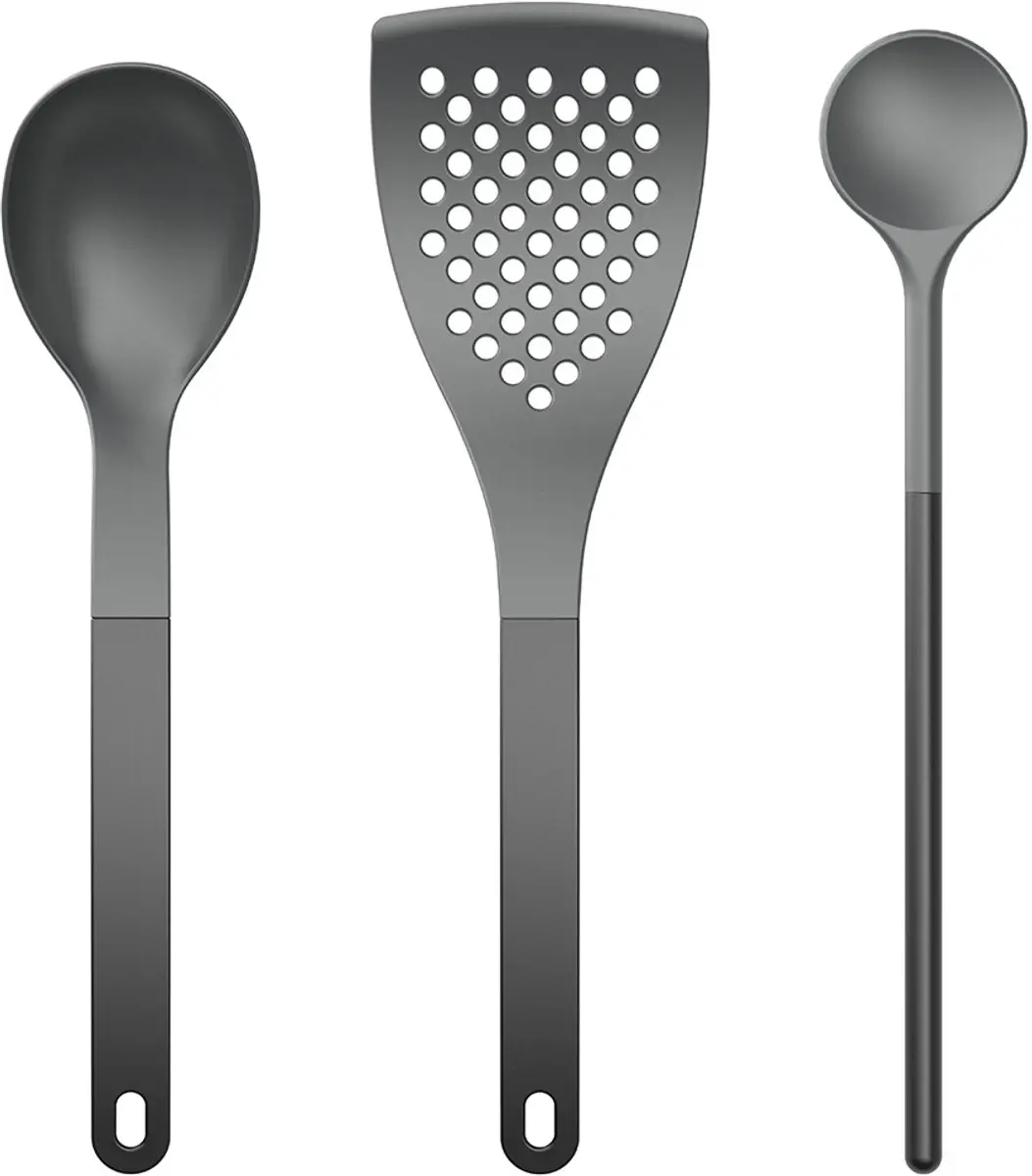 Rosti New Optima Kookgerei 3-delig Zwart
