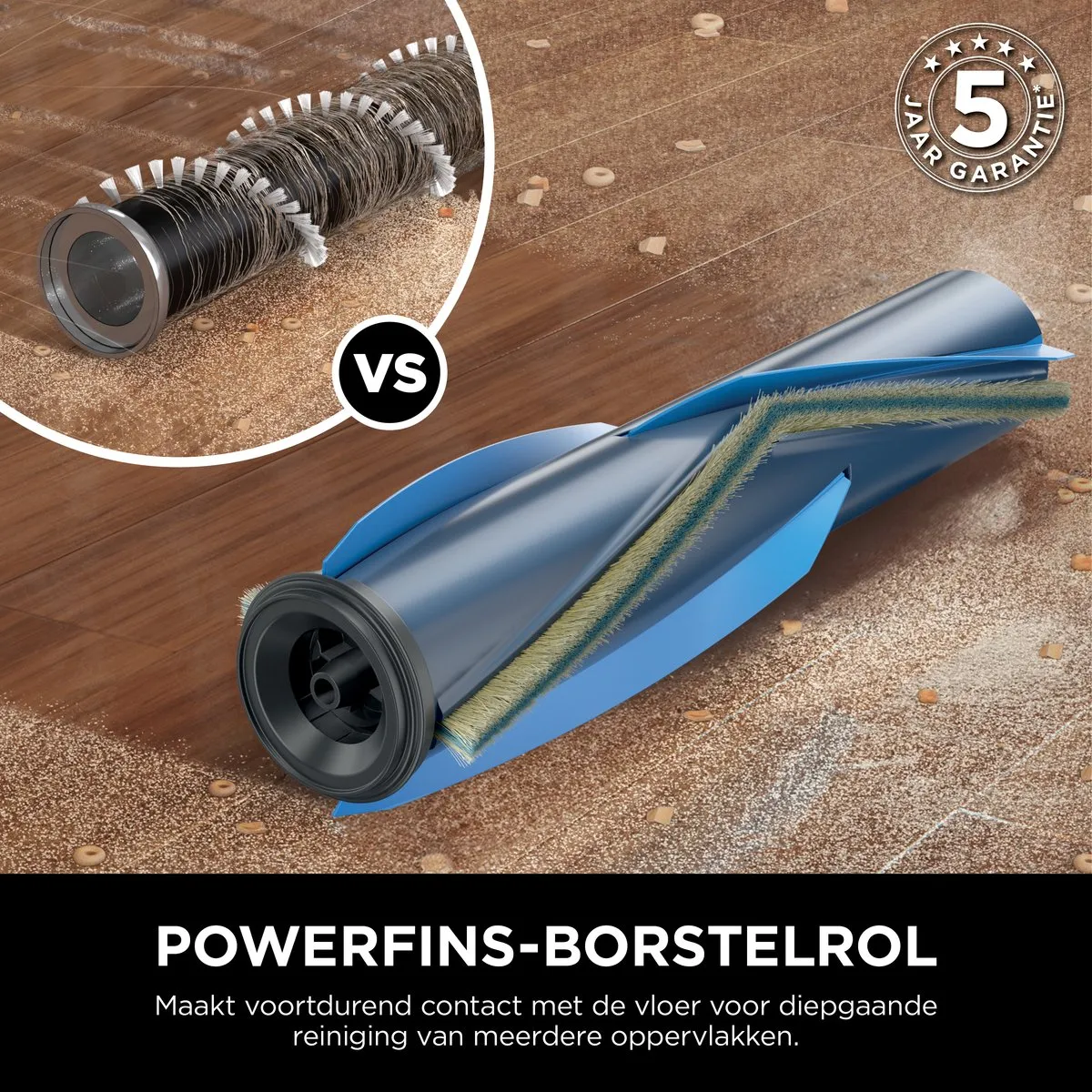 Shark PowerPRO Pet draadloze steelstofzuiger met FURFINS dierenharenborstel - IZ380EUT