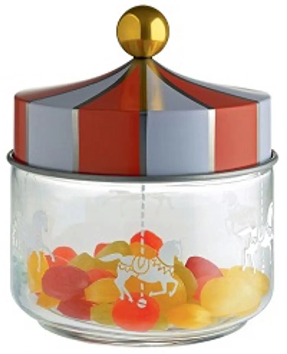 Alessi Circus Opbergblik 0,5L - Rood/Wit - afbeelding 3 van 6