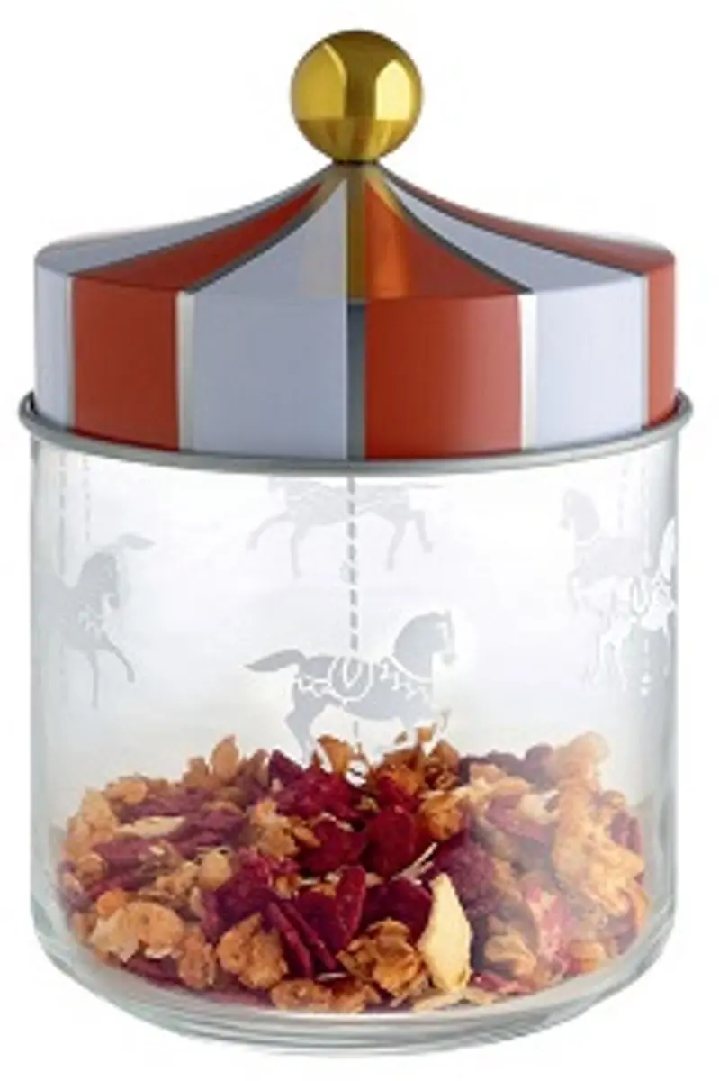 Alessi Circus Opbergblikken Rood/Wit MW30-75 - afbeelding 3 van 6