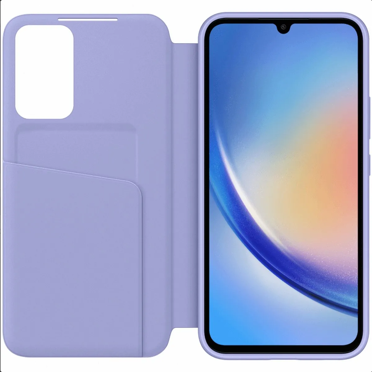 Samsung Smart View Wallet Case Galaxy A55 5G - Lavendel EF-ZA556CVEGWW - afbeelding 6 van 6