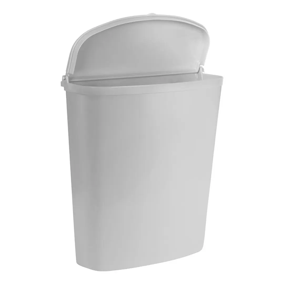 Brunner Pillar Hangende Prullenbak Grijs