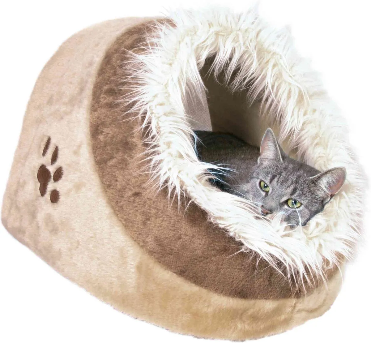 Trixie Iglo Minou Kattenmand - 41x35x26cm - Beige/Bruin
