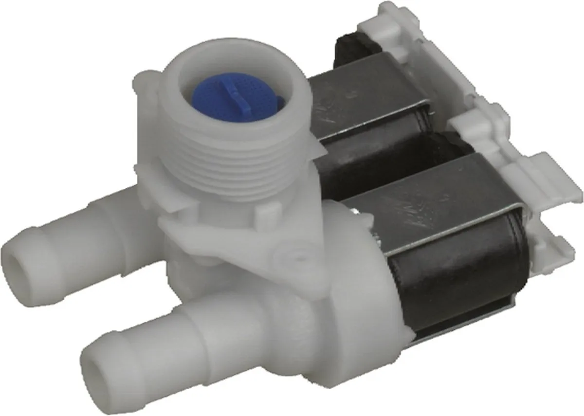 Whirlpool Inlaatventiel Dubbel Haaks 481227128558