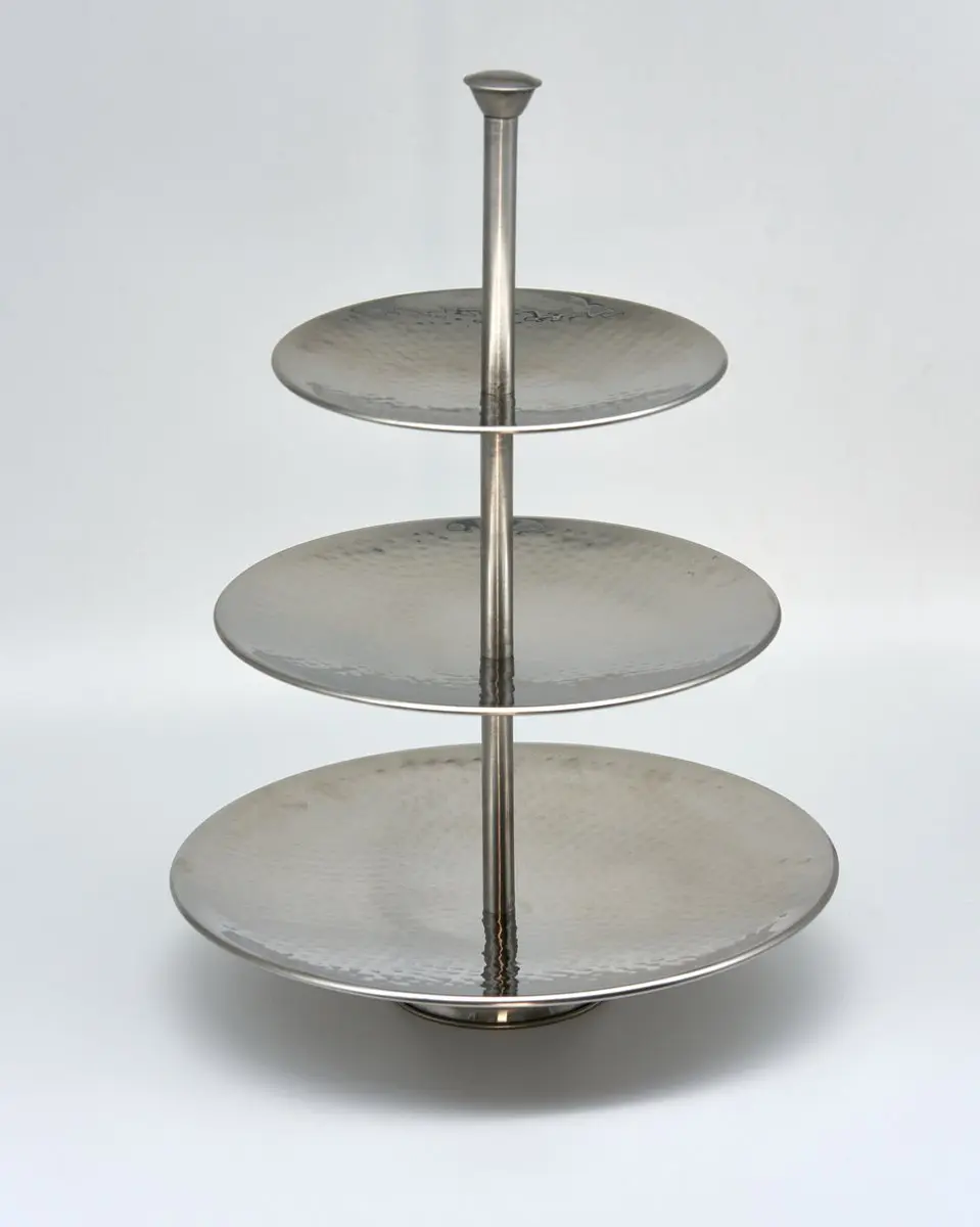 Excellent Houseware DoaBuy 3-laags Etagère RVS - Zilver - afbeelding 6 van 6