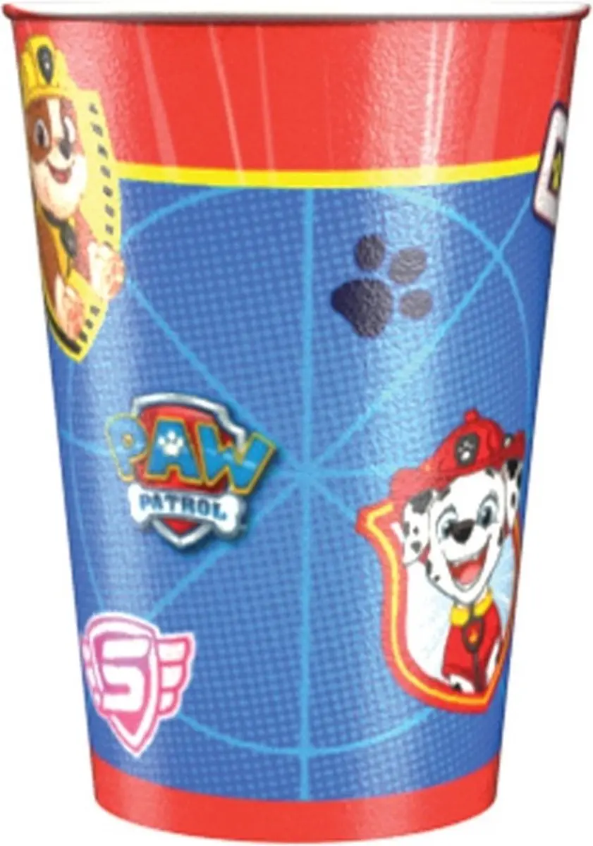 Paw Patrol thema feest drinkbekers