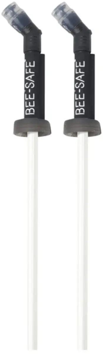 Bee Safe Rietjes voor Soft Flask 2 Stuks - Grijs - afbeelding 3 van 3
