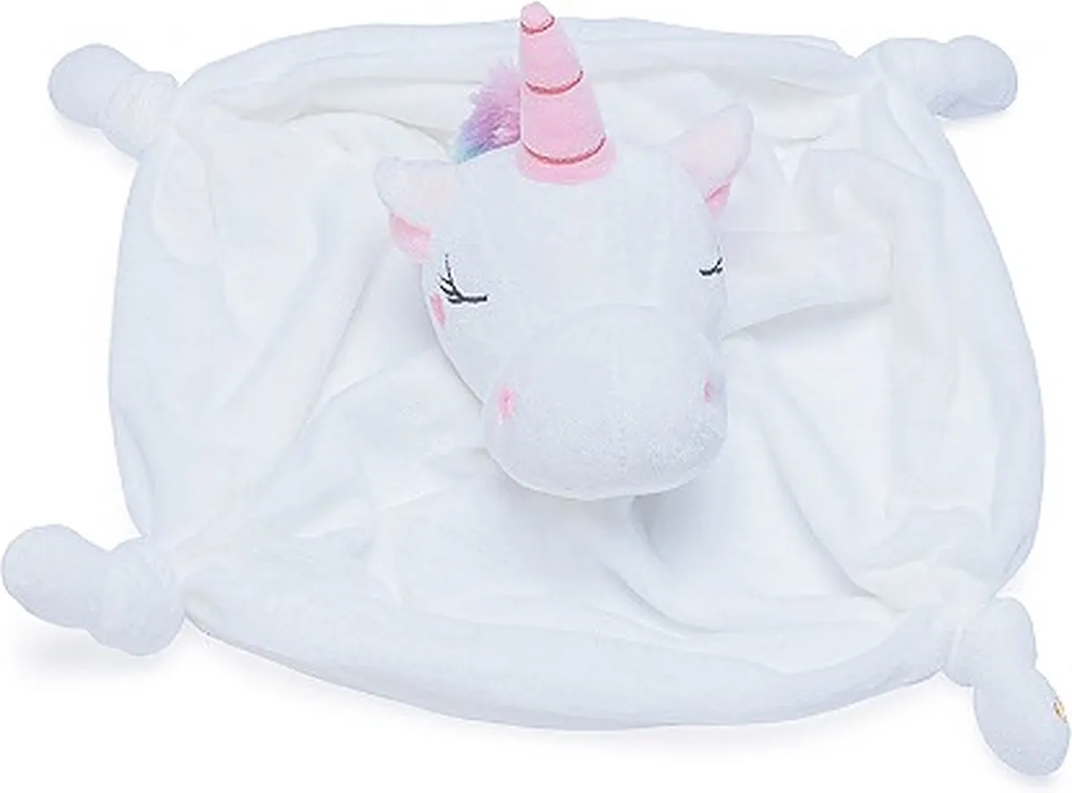 Beeztees Puppy Knuffeldoek Unicorn - L - Wit