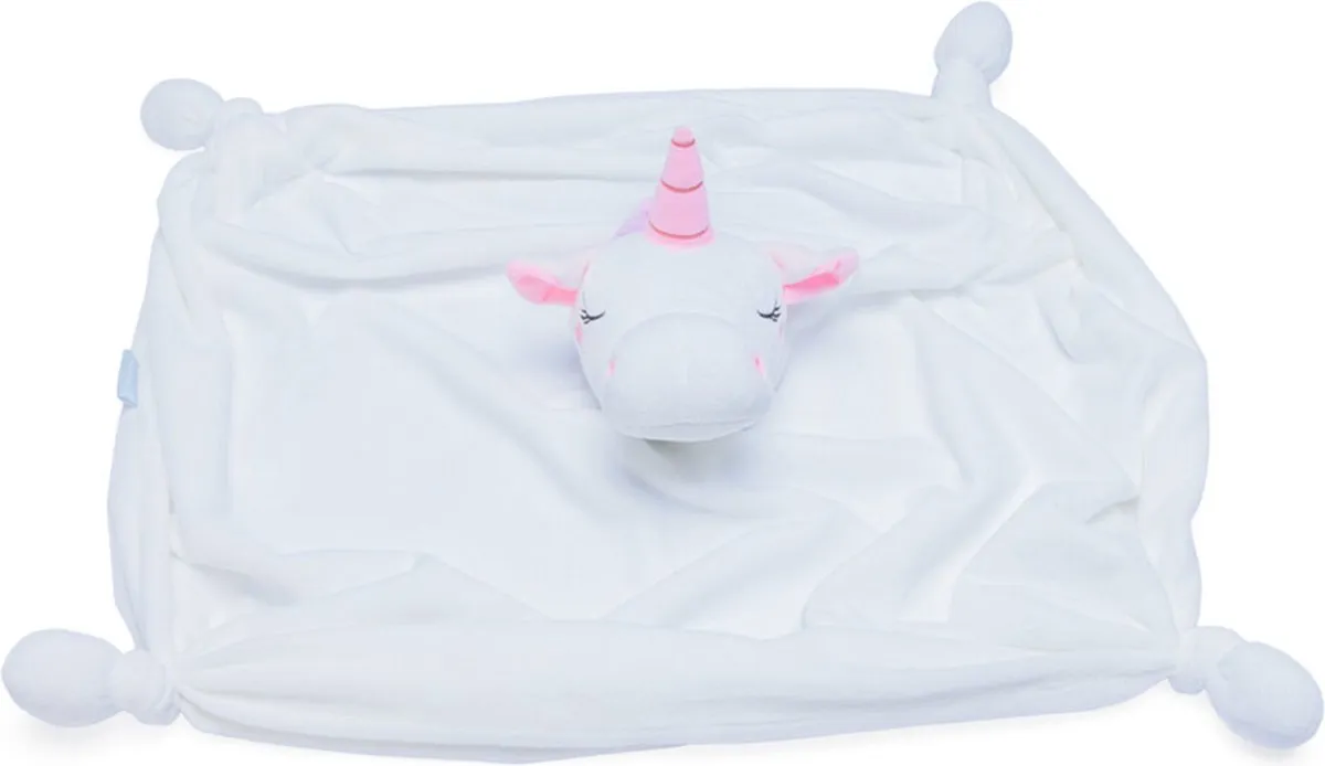 Beeztees Puppy Knuffeldoek Unicorn - L - Wit