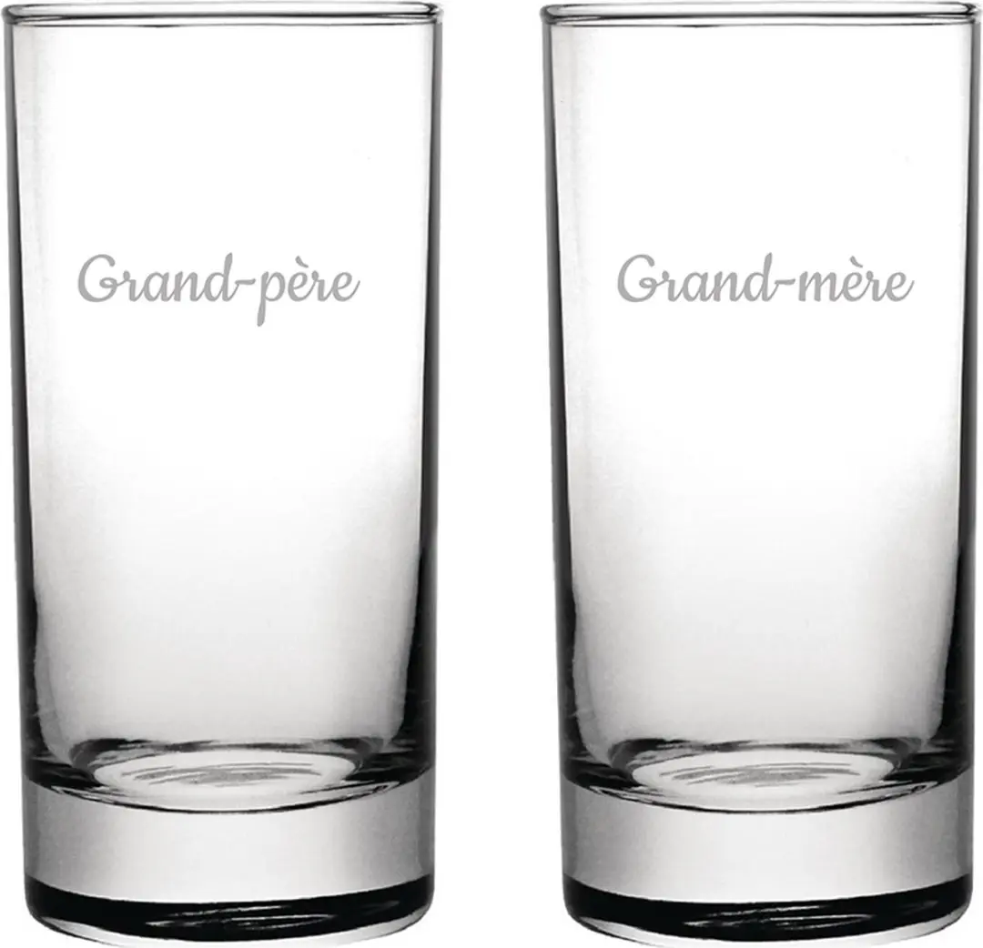Longdrinkglas gegraveerd