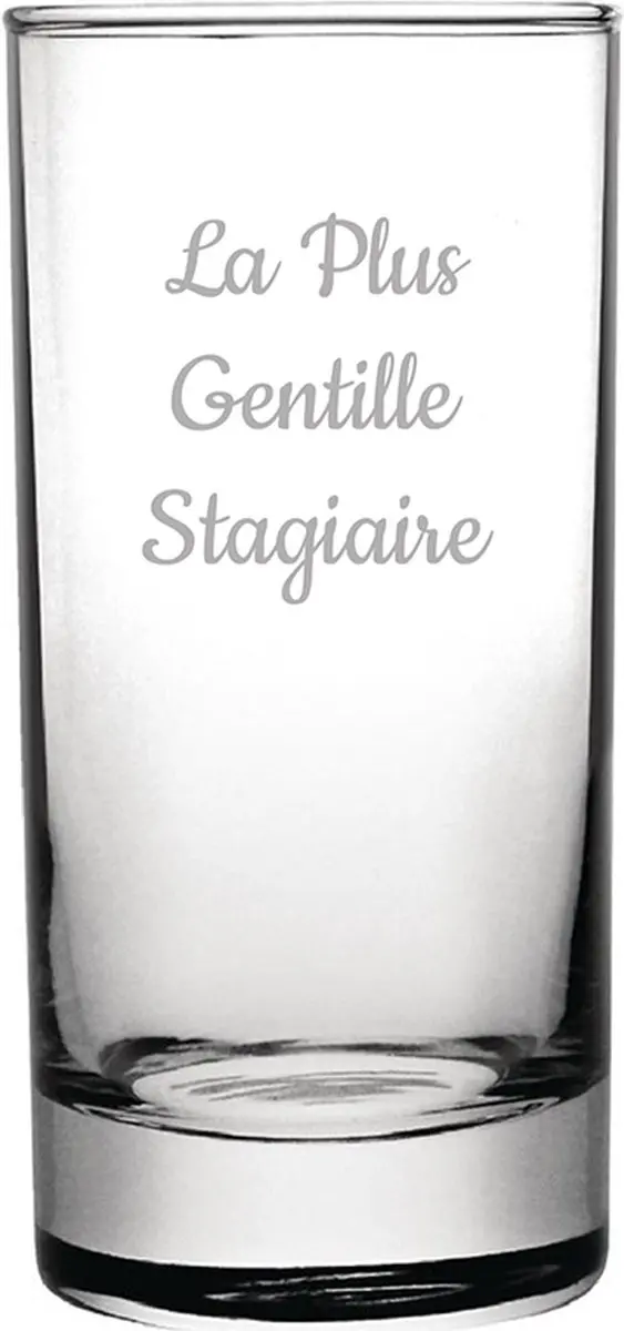 Longdrinkglas gegraveerd