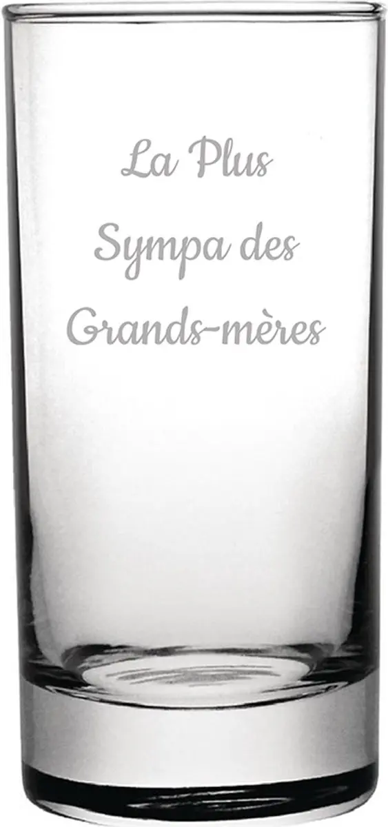 Longdrinkglas gegraveerd