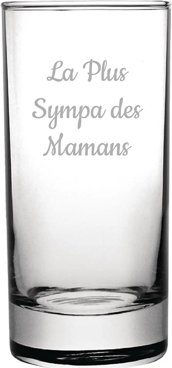 Longdrinkglas gegraveerd