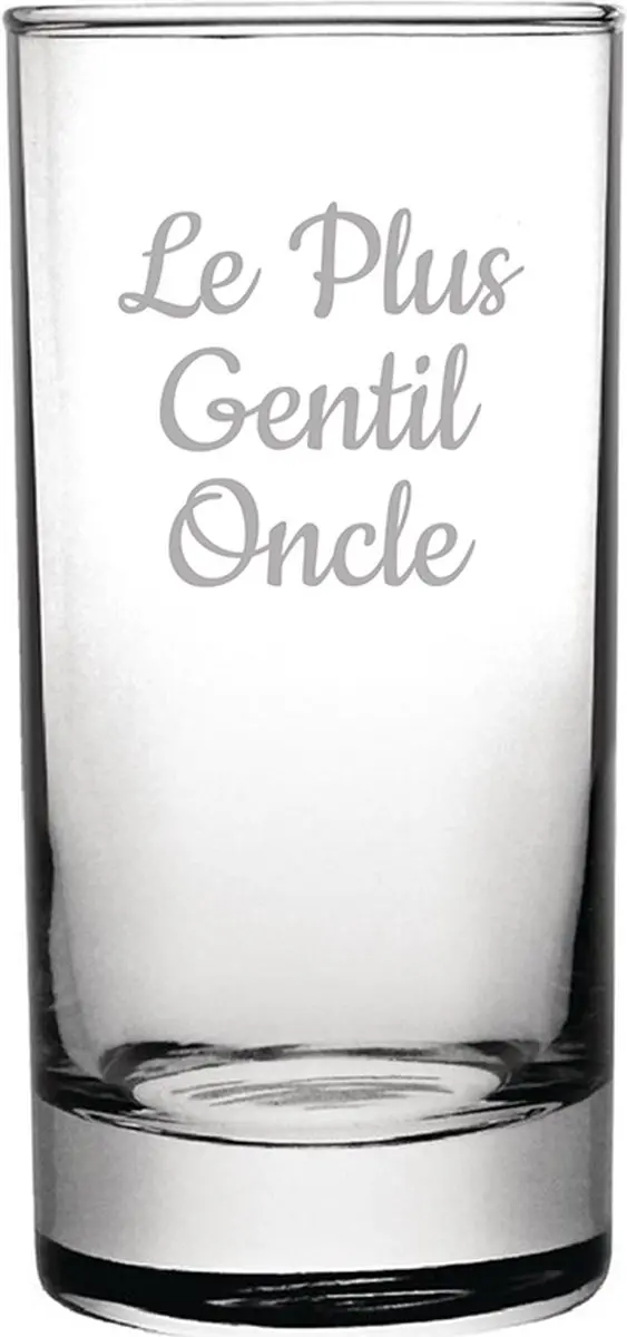 Longdrinkglas gegraveerd