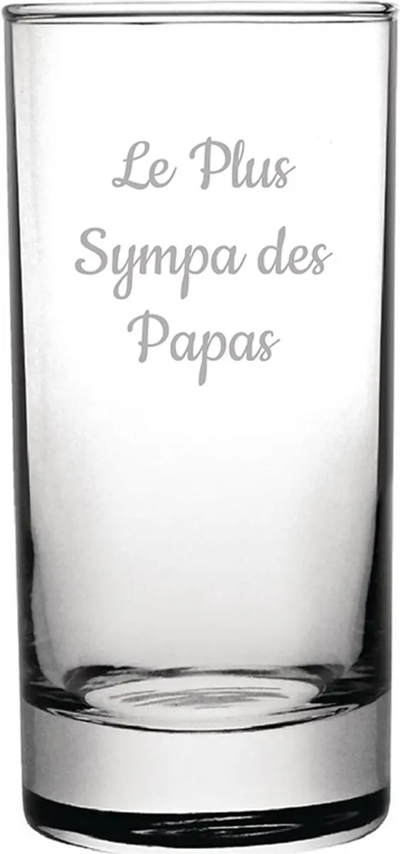 Longdrinkglas gegraveerd