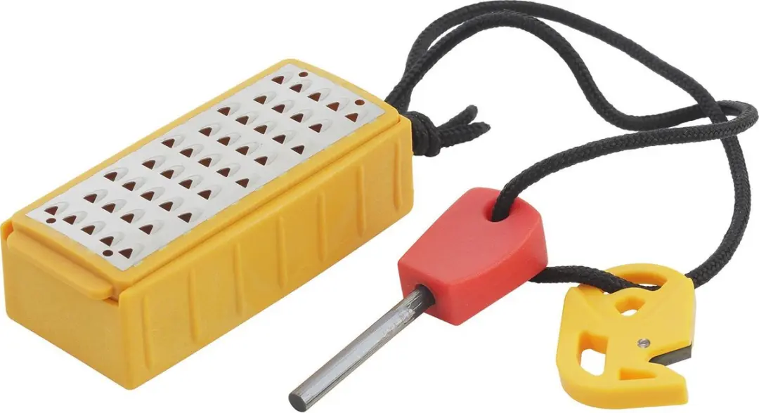 Vuurstarter + Tindermaker Survival Set Pack Pal Outdoor Vuurmaker Houtrasp Tinde