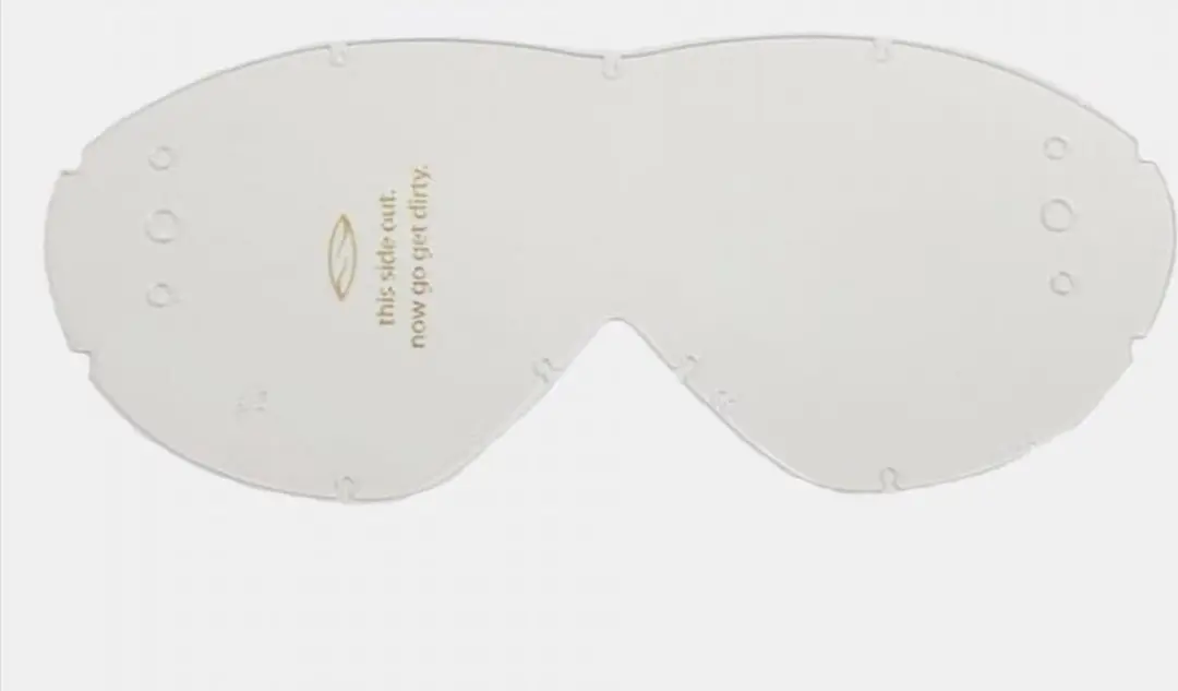 enkel transparant scherm voor cross smith sonic motor quad goggle nieuw