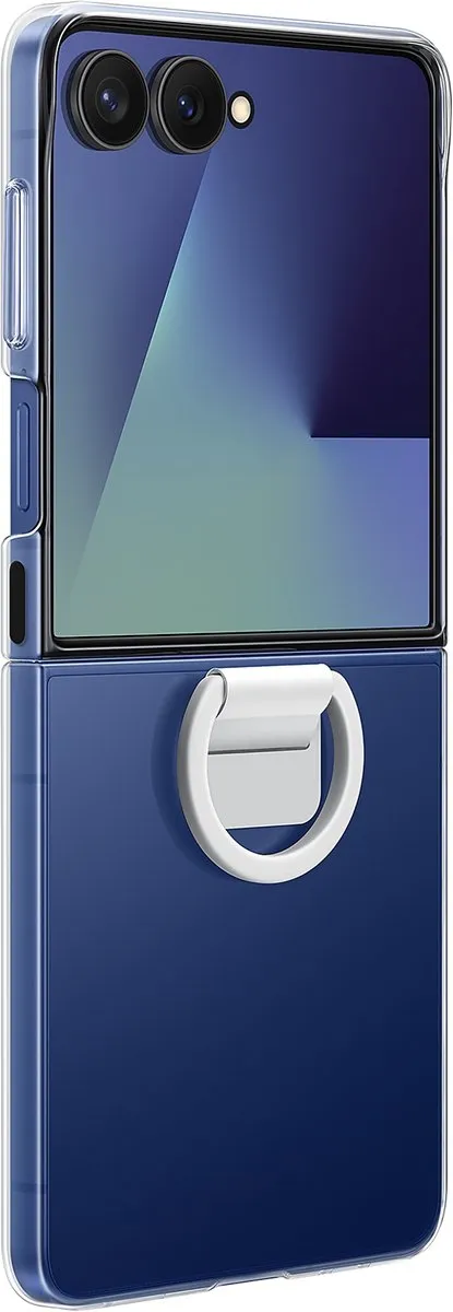 Samsung Galaxy Z Flip 7 Ring Case - Transparant