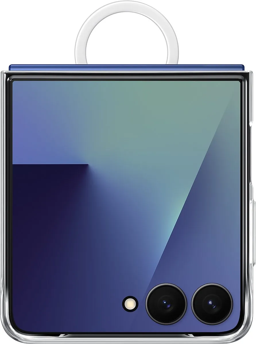 Samsung Galaxy Z Flip 7 Ring Case - Transparant