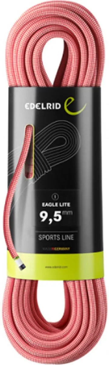 Edelrid Eagle Lite 9,5 mm Enkeltouw Rood 70m