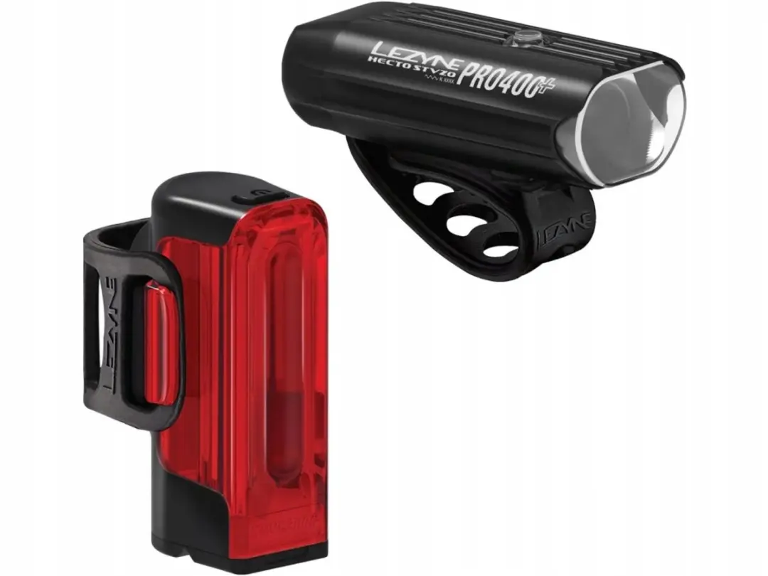 Lezyne Hecto Pro 400+ Fietsverlichtingsset