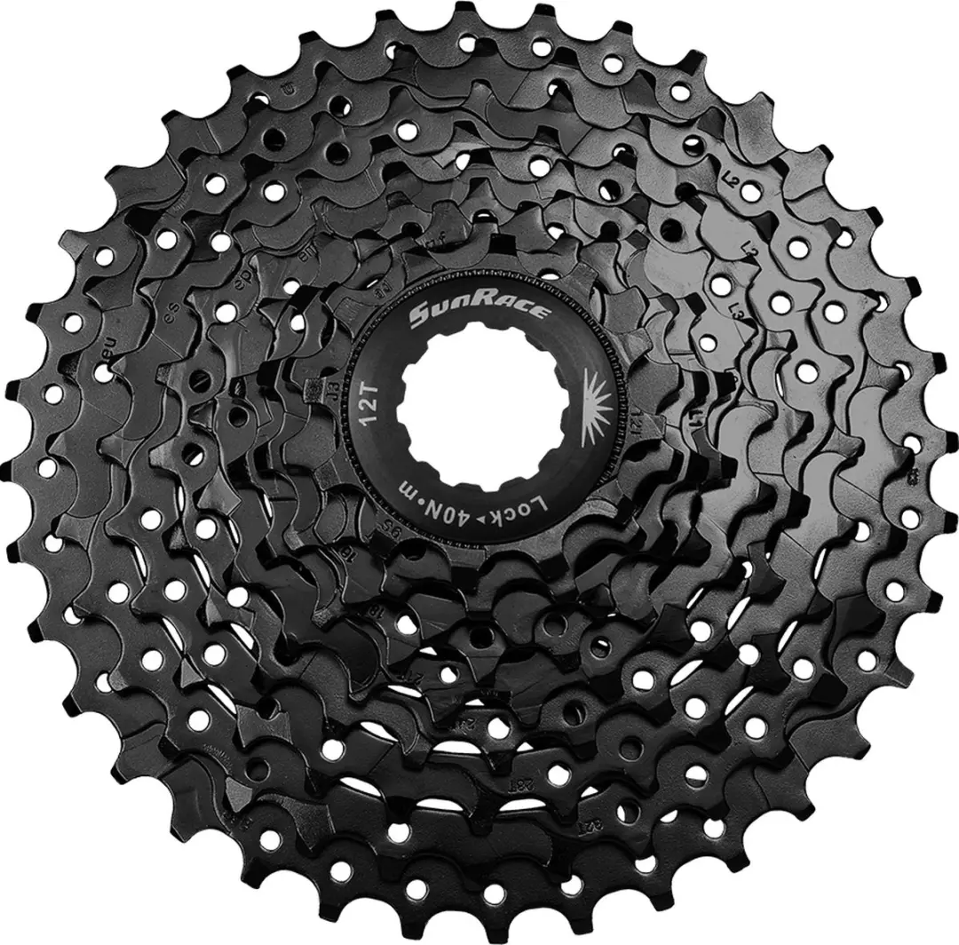 Sunrace CSM98 9-speed cassette 11-36T - Zwart - afbeelding 3 van 6