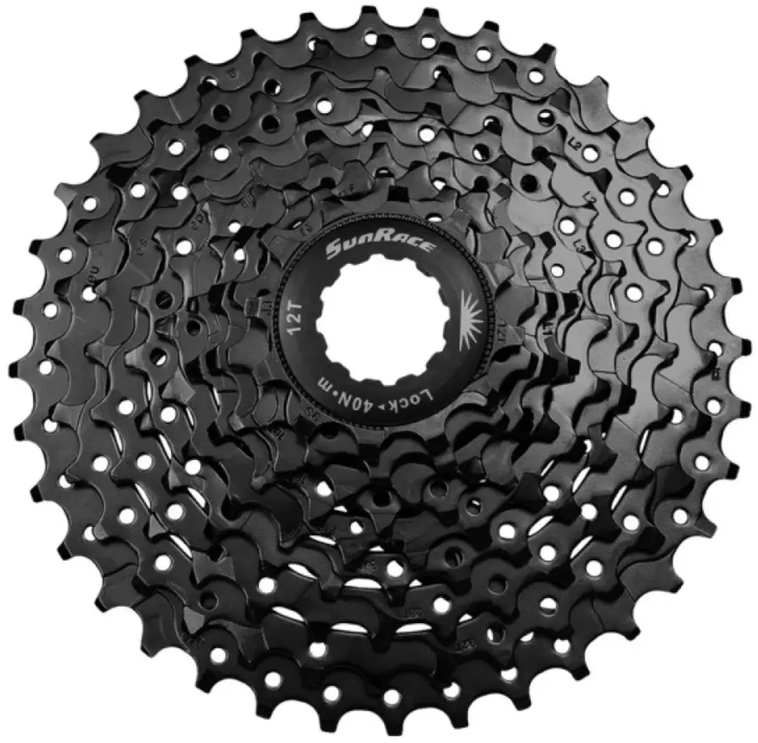 Sunrace CSM98 9-speed cassette 11-36T - Zwart - afbeelding 5 van 6