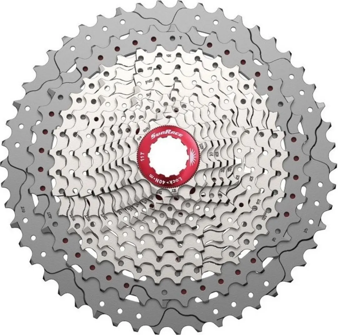 Cassette Sunrace CSMZ800 12 speed 11-51T metallic met rode spider