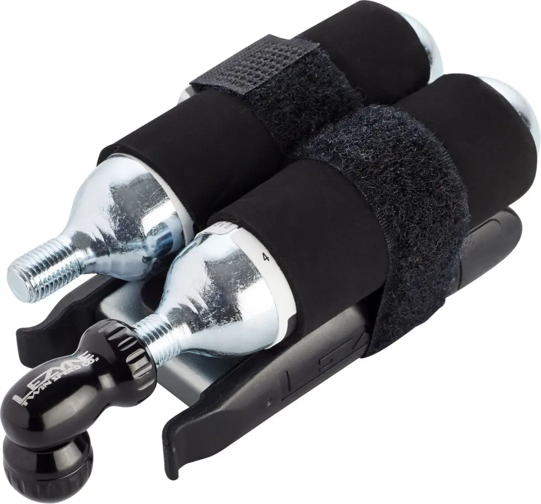 Lezyne Twin Kit Combo CO2-pomp - Zwart/Zilver - afbeelding 4 van 4