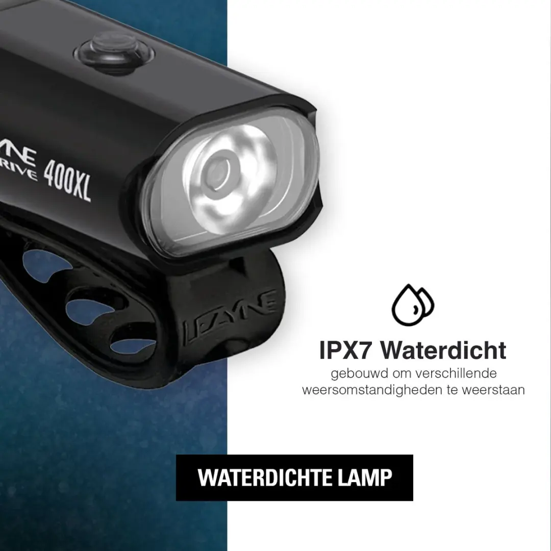 Lezyne Mini Drive 400XL Fietslamp - afbeelding 6 van 6