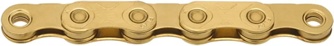 KMC X Flat TiN Gold 12-speed ketting 126 schakels - afbeelding 2 van 6