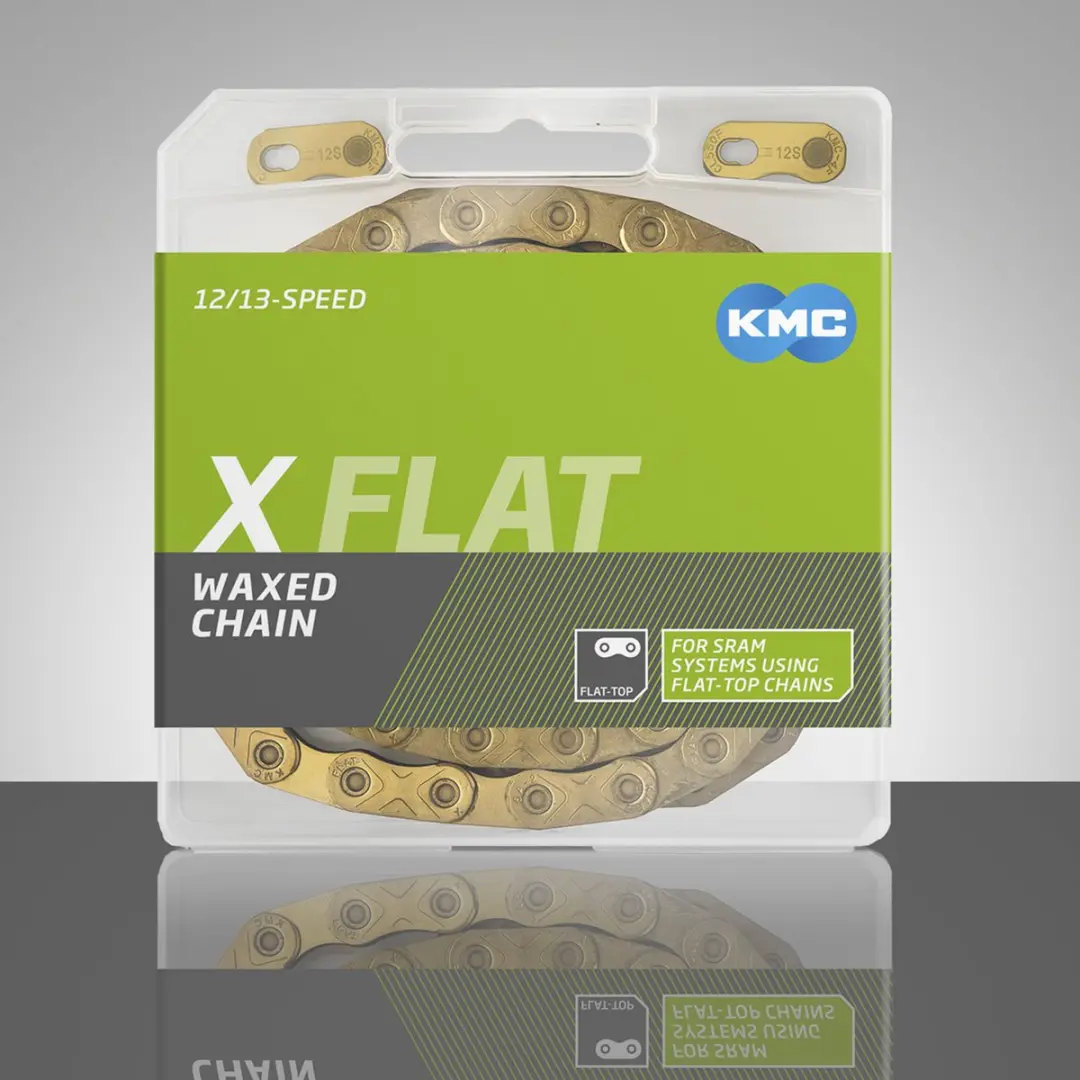 KMC X Flat TiN Gold 12-speed ketting 126 schakels
