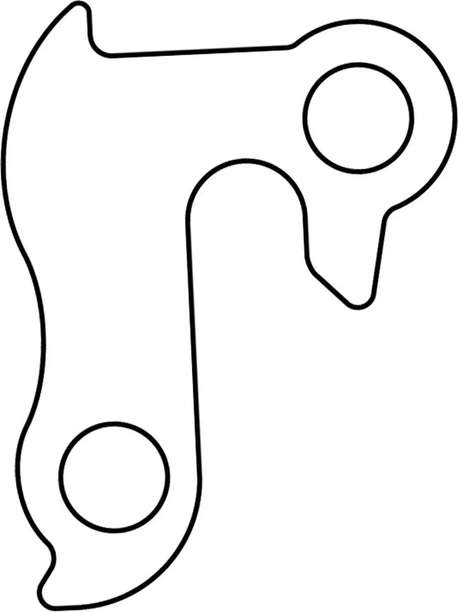 Union Derailleurpad GH-015 Zilver - afbeelding 2 van 6