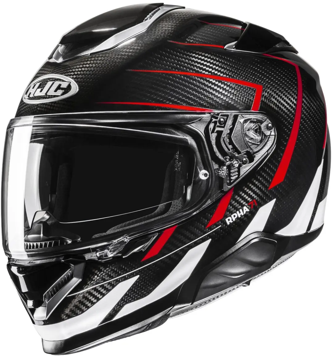 HJC RPHA 71 Carbon Cano Zwart Wit Rood Integraalhelm