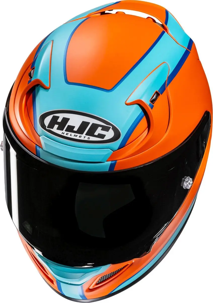 HJC RPHA-12 Respon Integraalhelm - L - Oranje/blauw - afbeelding 2 van 6