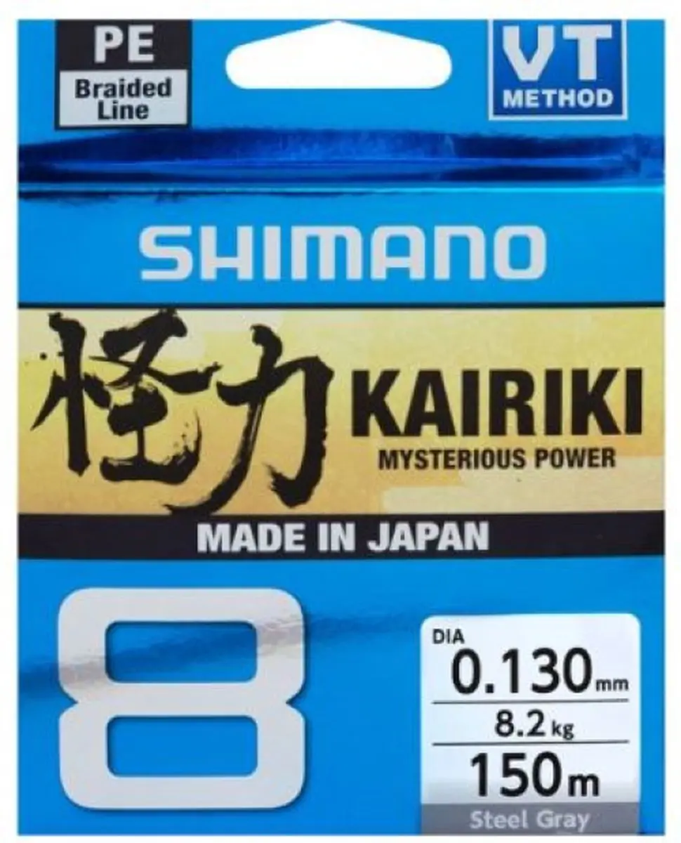 Shimano Kairiki 8 Vislijn 0.28mm Grijs 150m