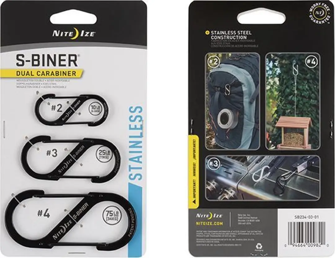 Nite Ize S-Biner Karabijnhaak SB234-03-01
