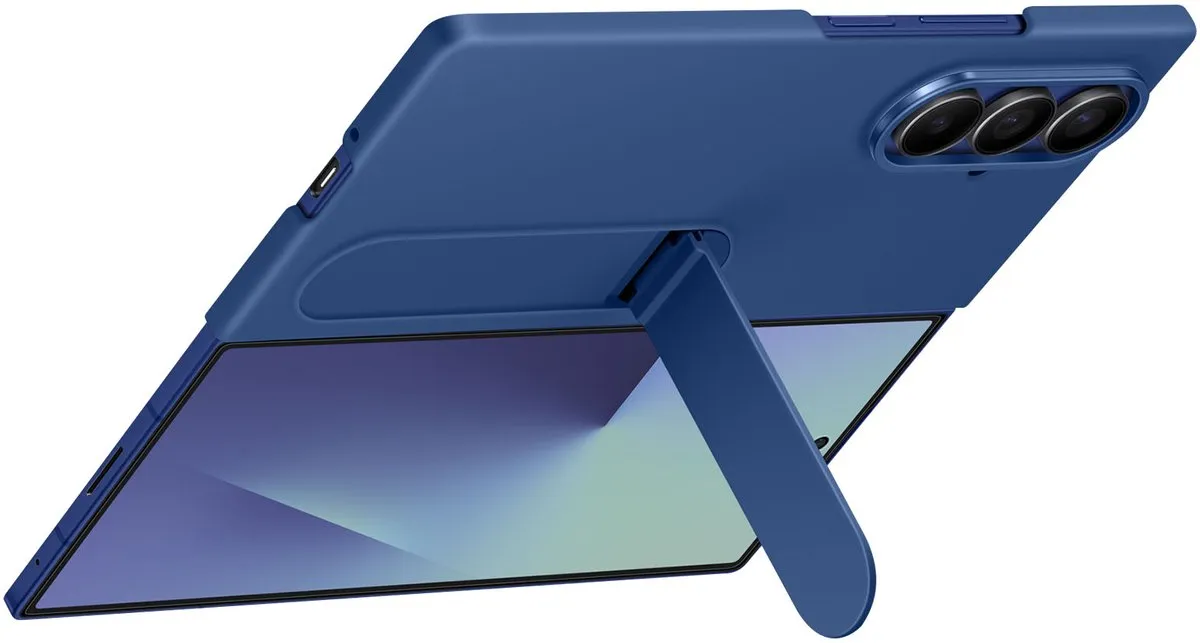 Samsung Galaxy Z Fold 7 Silicone Hoesje - Blauw