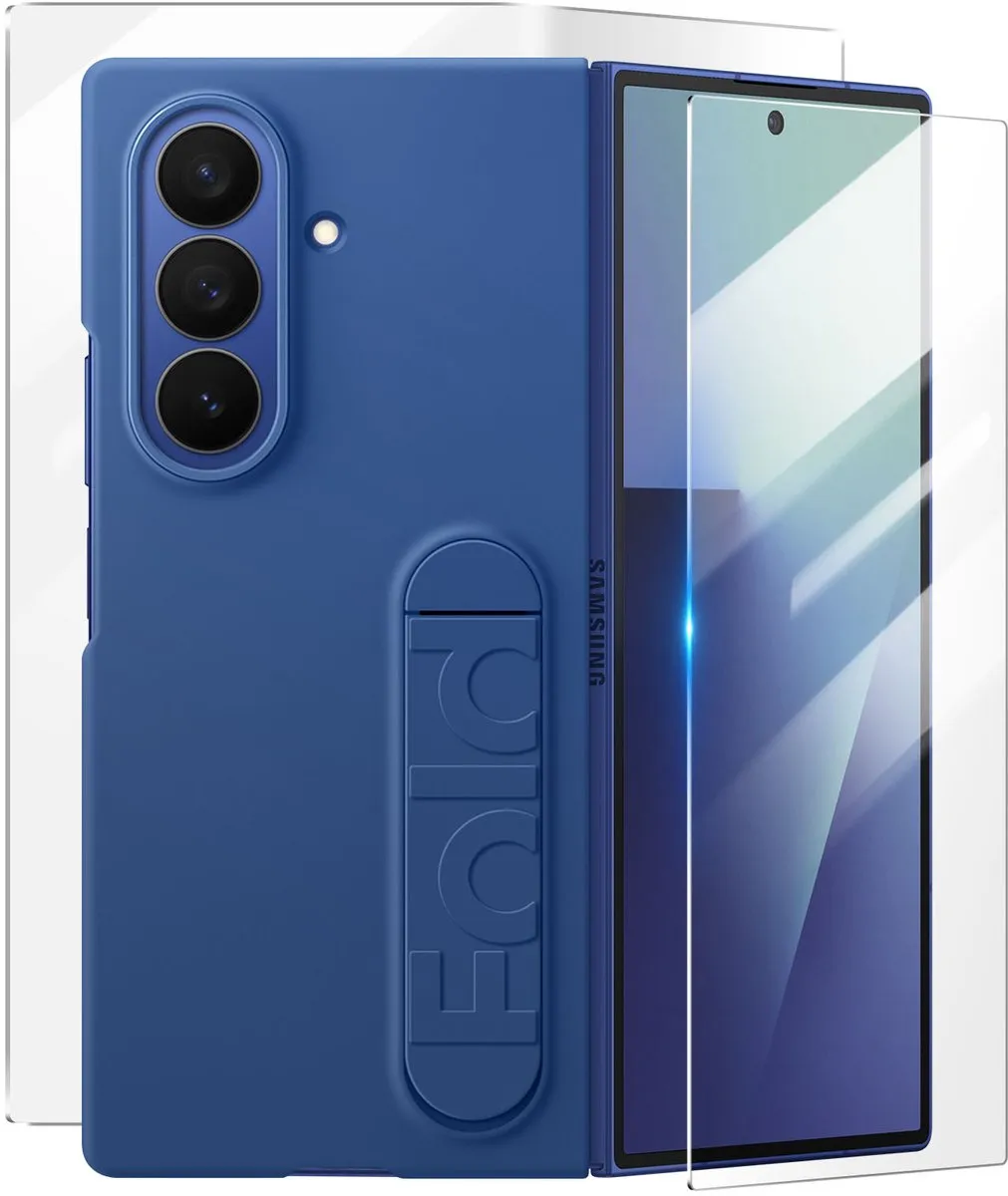 Samsung Galaxy Z Fold 7 Silicone Hoesje - Blauw