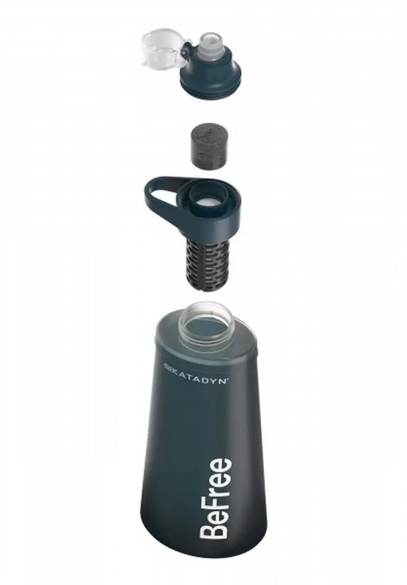 Katadyn BeFree AC Waterfilterfles 1L - Slate Blauw - afbeelding 2 van 6