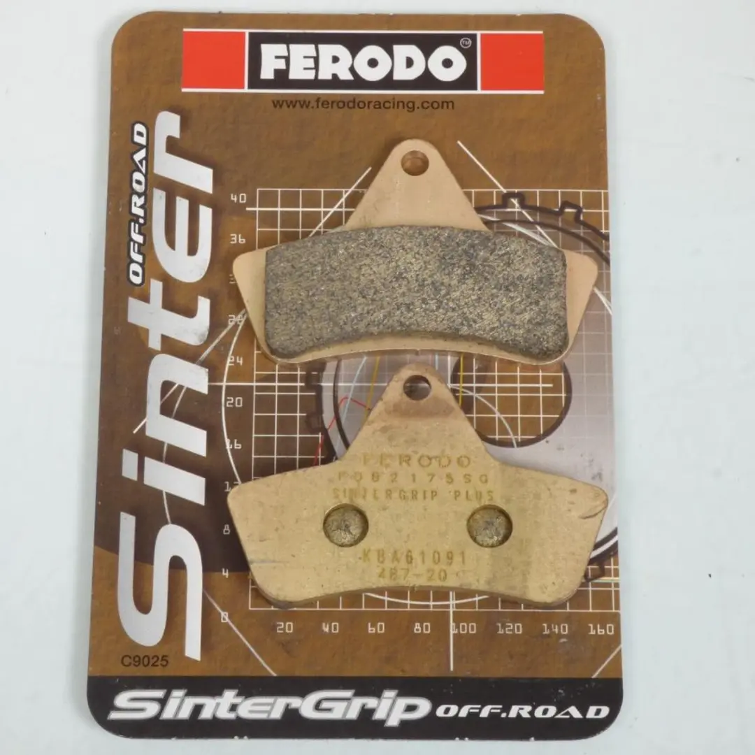 Ferodo-remblok voor Arctic Cat 500 ULM, modeljaar 2002 t/m 2004, voor/achter, ni