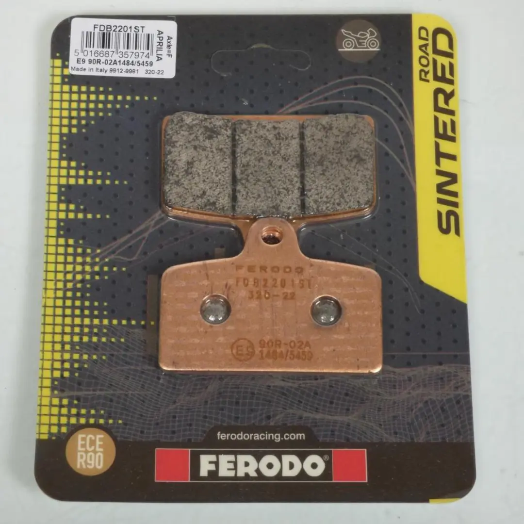 Plaquette de frein Ferodo pour Moto Aprilia 125 TUONO 4T 2017 à 2020 AV Neuf